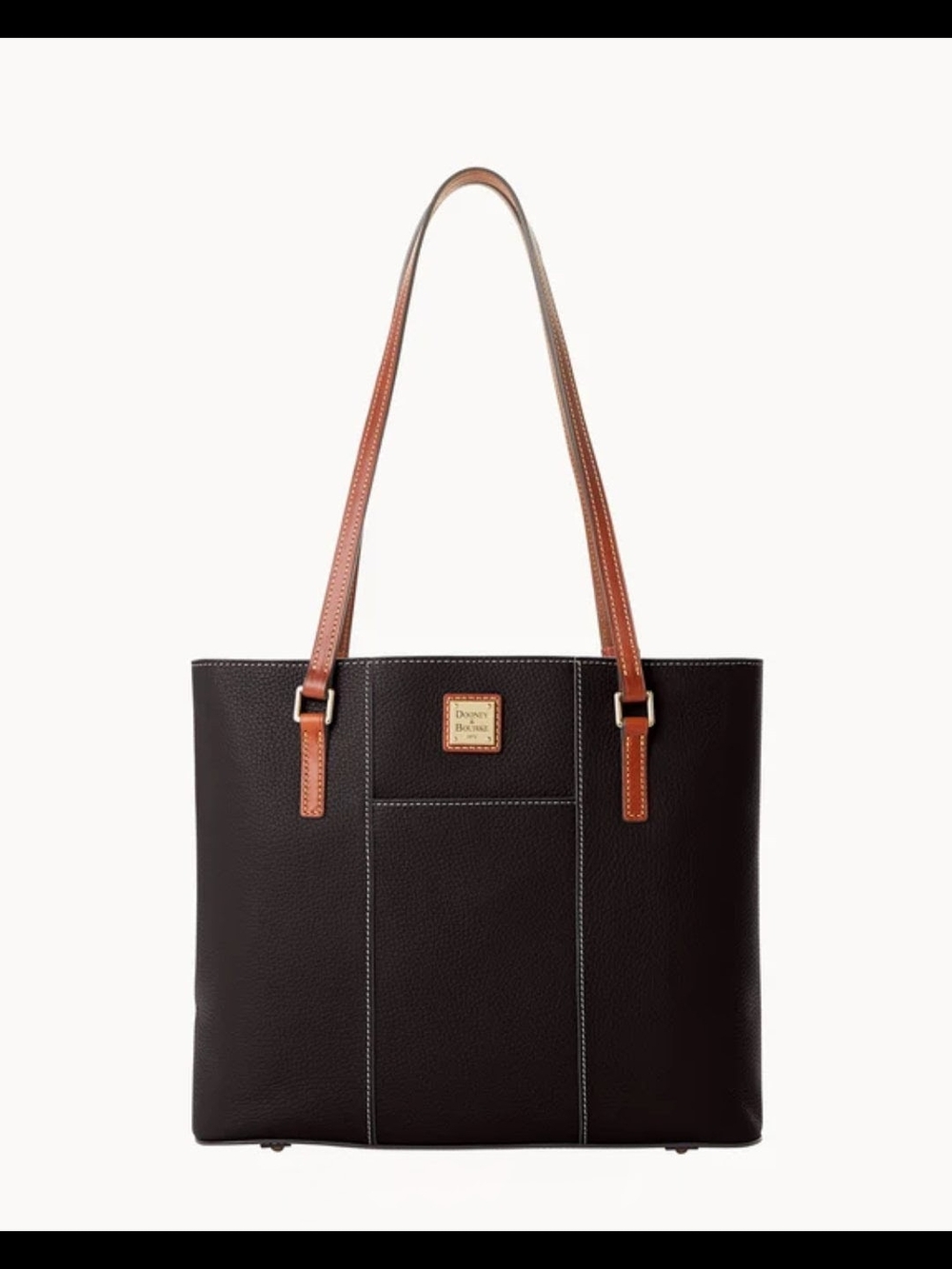 NWT! Dooney & Bourke Black Pebble Grain Lexington Tote